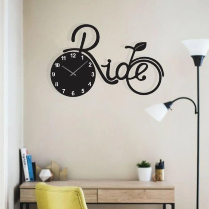 Ride Wooden Clock (31x18 inches) - Image 4