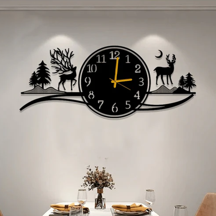 Jungle Wooden Clock