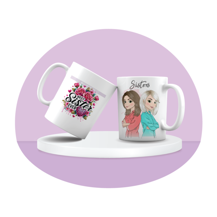 Best Sister Personalized Printed Mug - Image 4