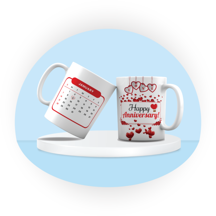 🎁 Anniversary Mug – Perfect Personalized Gift for Couples - Image 3