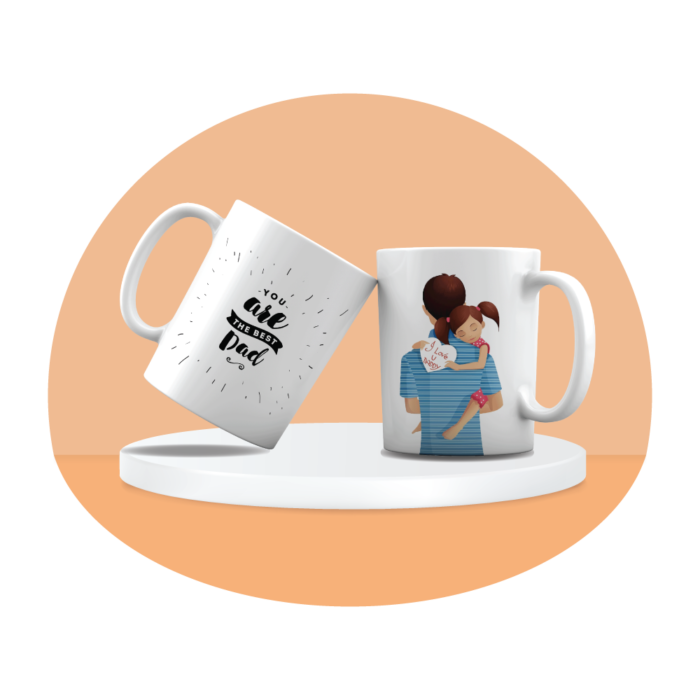 Best Father | Best Dad Printed Customized Mug - Image 4