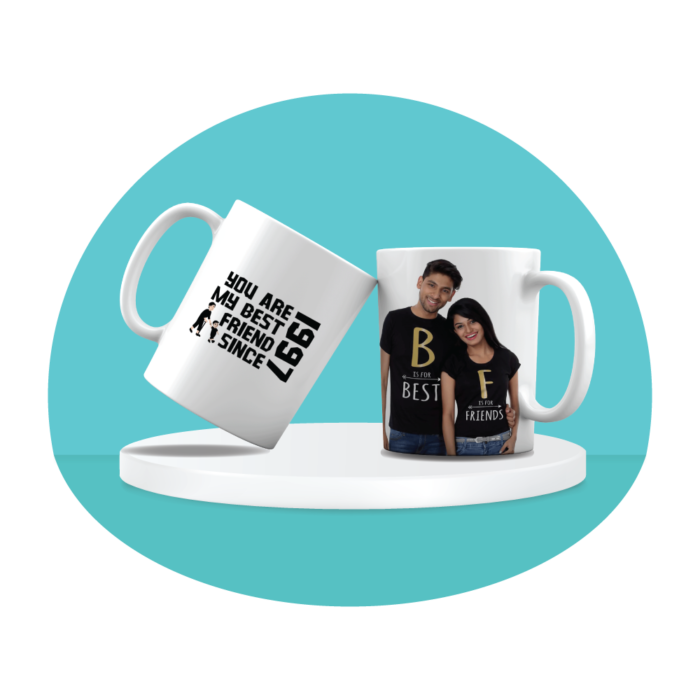 Best Friend Printed Customized Mug - Image 2