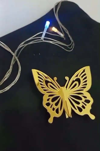 3D Acrylic Mirror Butterfly Wall Decor photo review