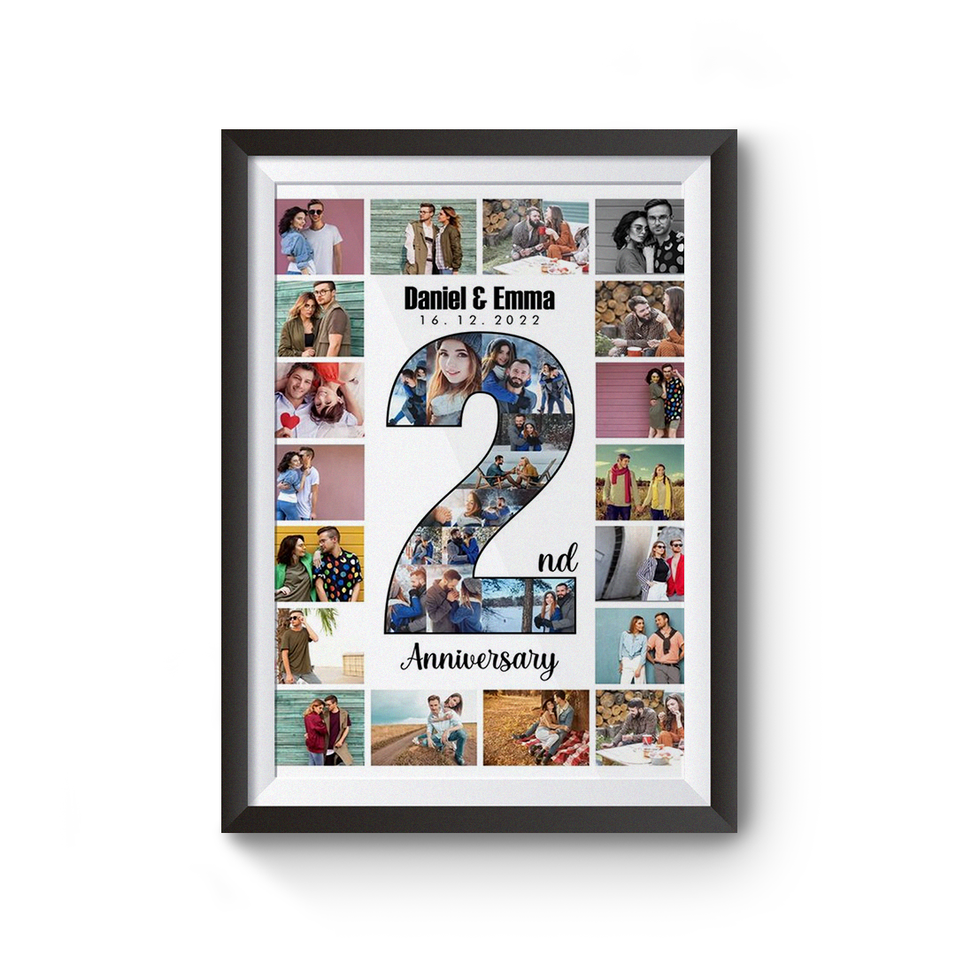 Customize Anniversary Photo Frame 03