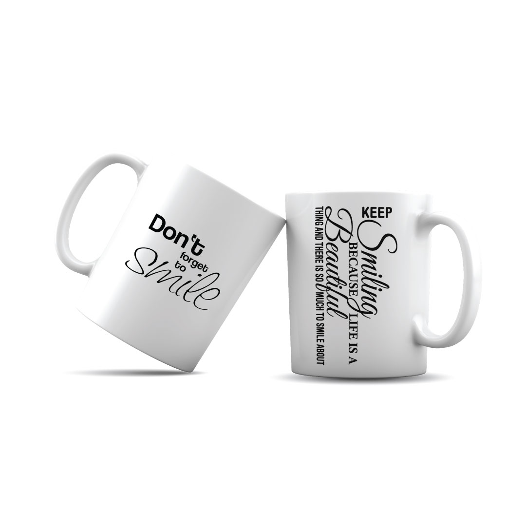 Tea & Coffe Single Customize Mug Double Side Printed