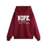 Nope Printed Hoodie