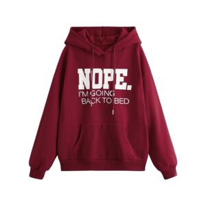 Nope Printed Hoodie