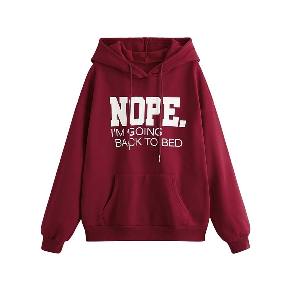 Nope Printed Hoodie Nope Printed Hoodie