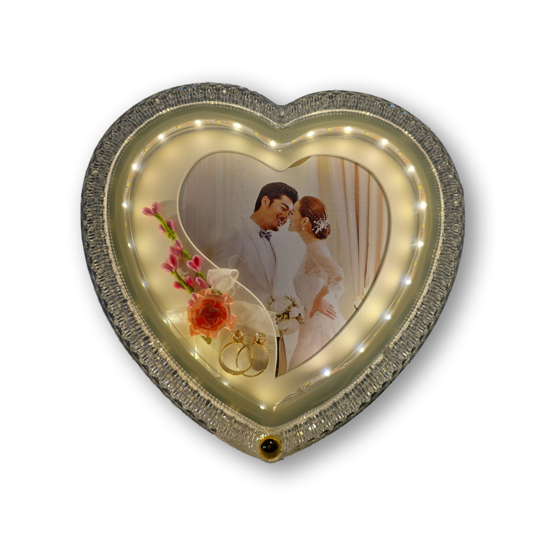 Buy LED Photo Frame – 3-Color Mode Light, Sensor Touch & USB Charging