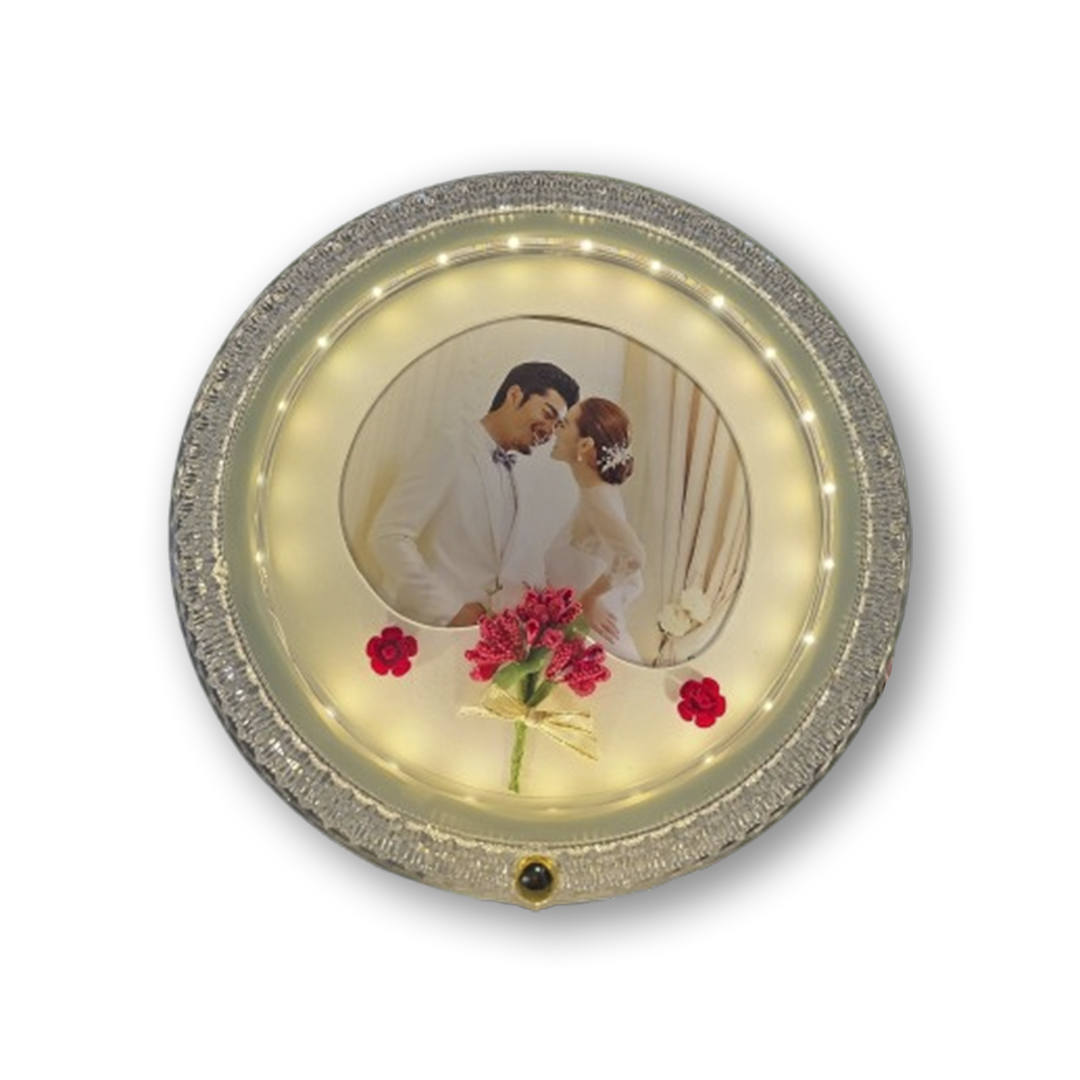 LED Photo frame with Three Colour Mode light operations,sensor touch with USB cable 04