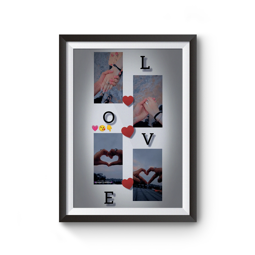 Personalized Lover Photo Frame – Romantic Gift for Special Moments