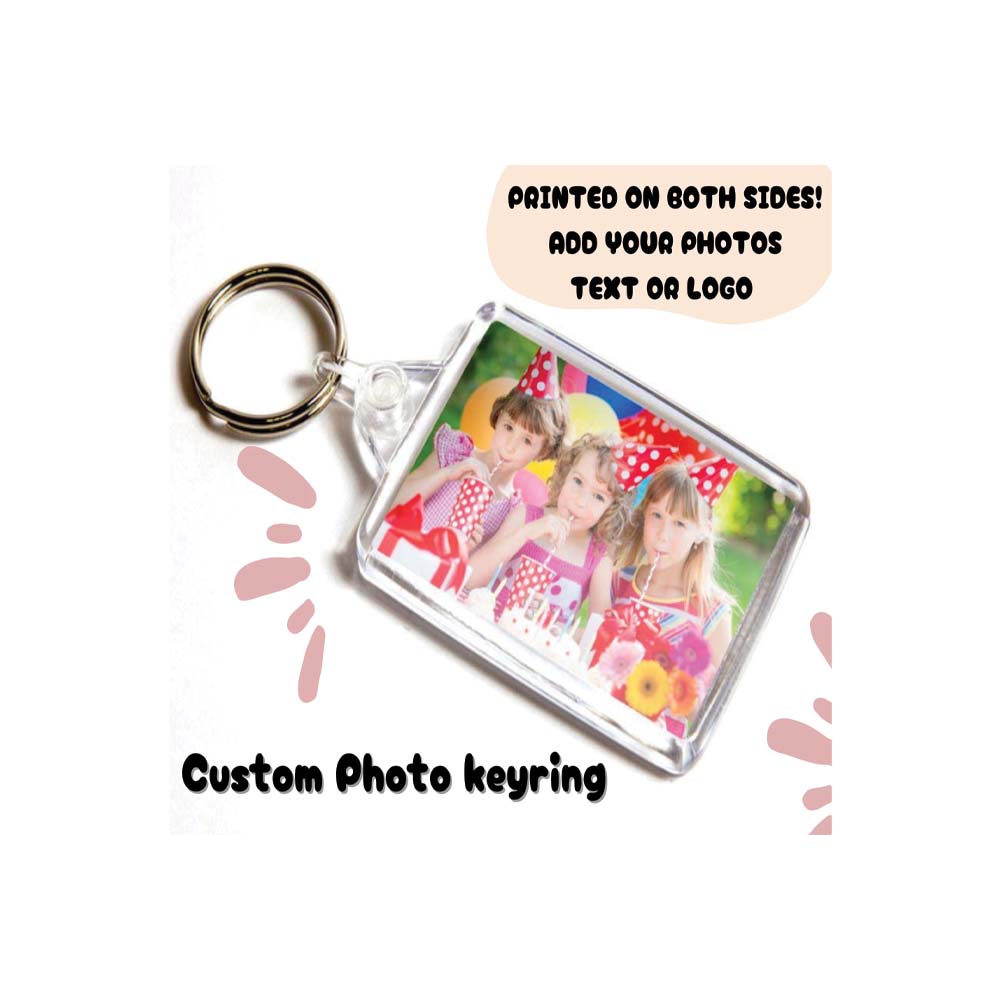 Customize Printed Double Side Plastic Keychain