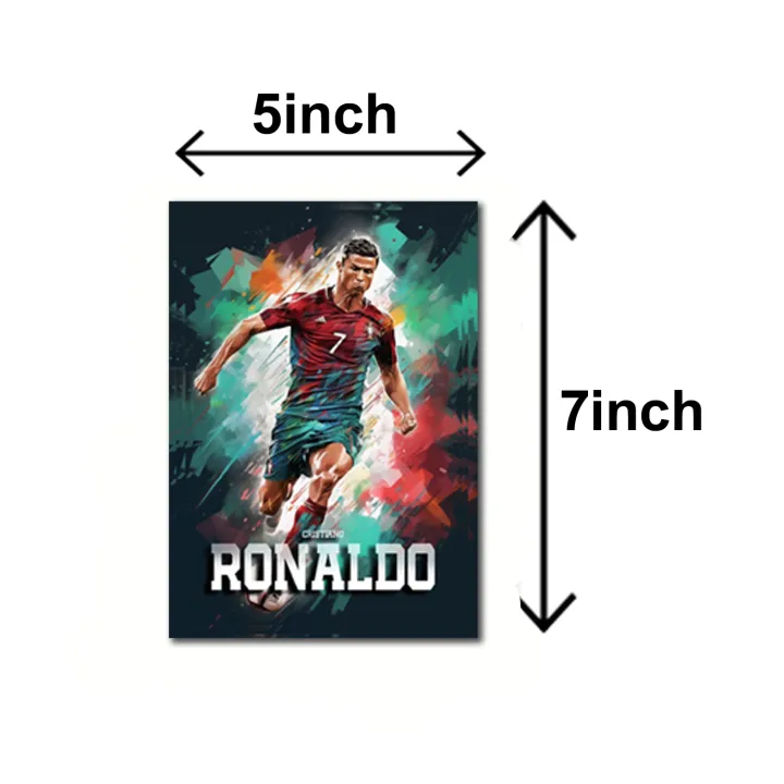 Buy Set of 3 Cristiano Ronaldo CR7 Wooden Sticky Photo Frames – Wall Décor