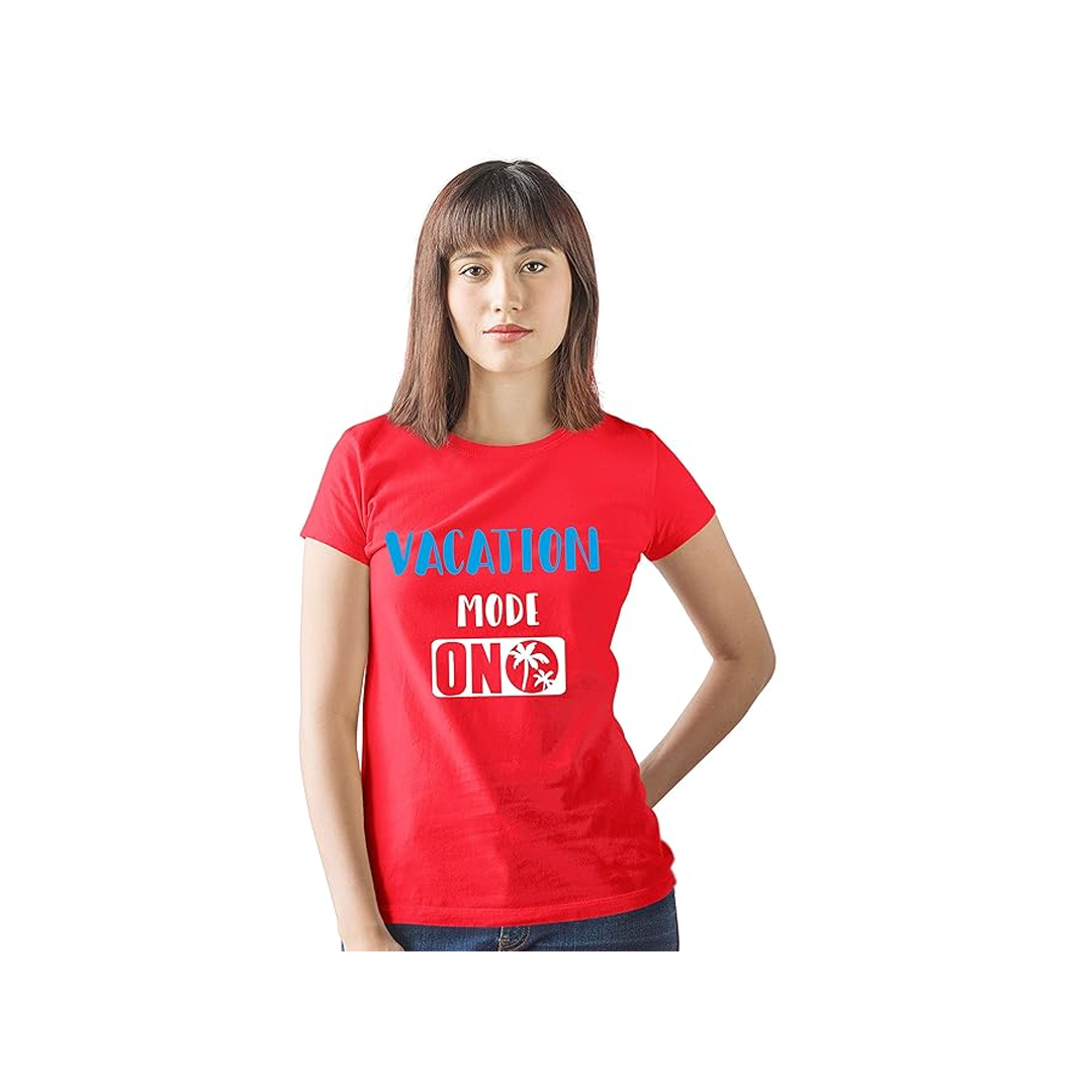 Vacation Mode On printed ladies