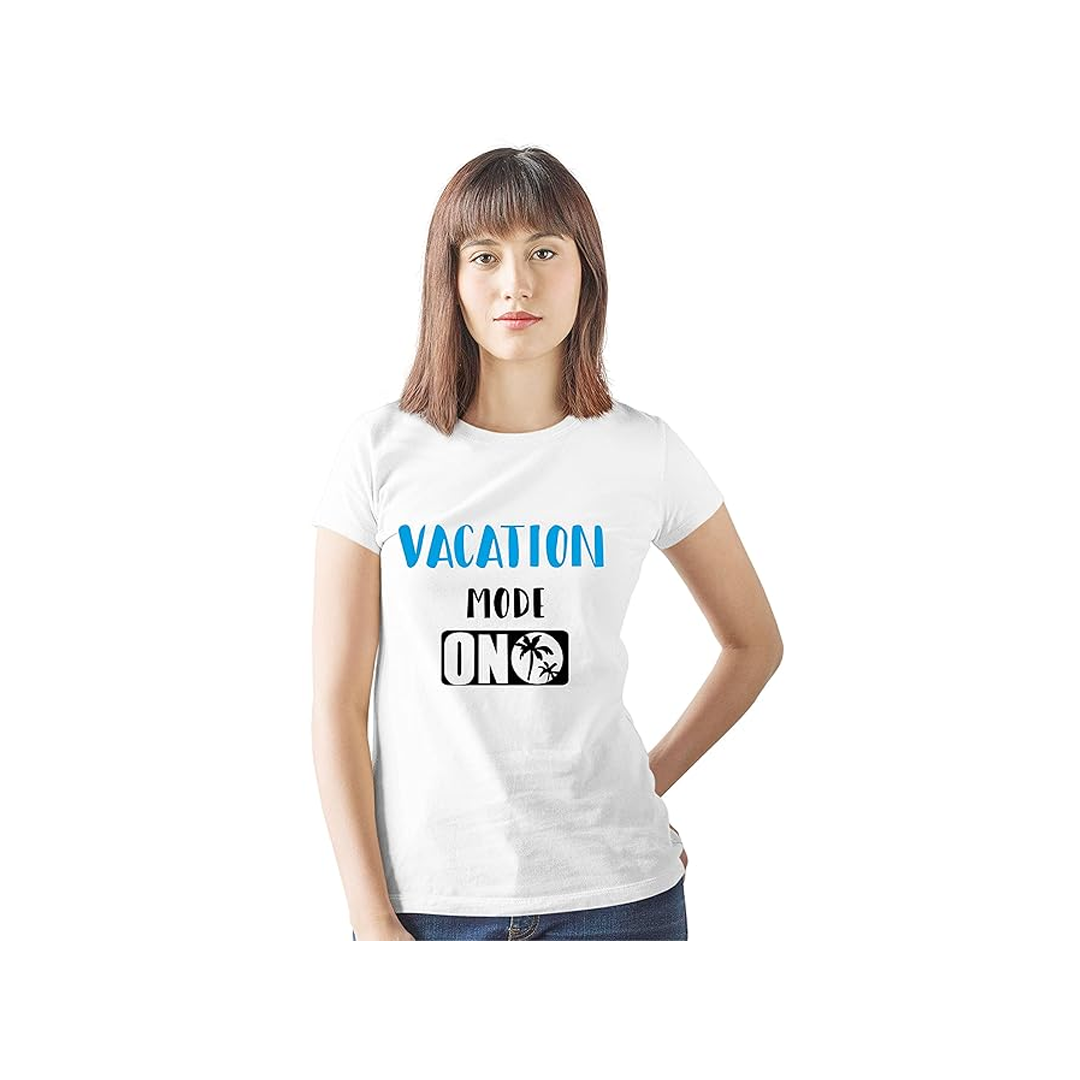 Vacation Mode On printed ladies