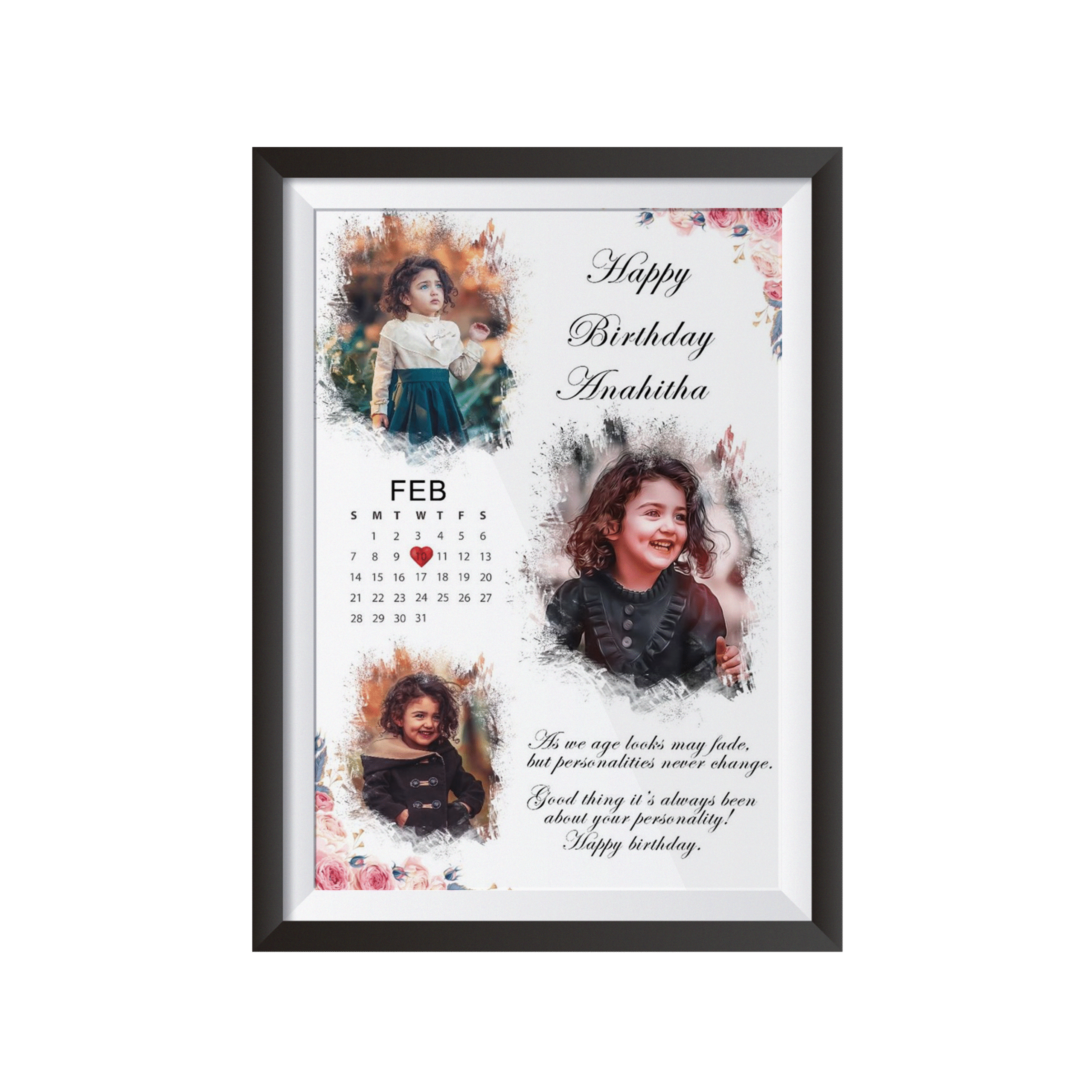 Customized Birthday Photo Frame – Personalized Designs