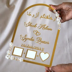 Nikah Acrylic Booklet