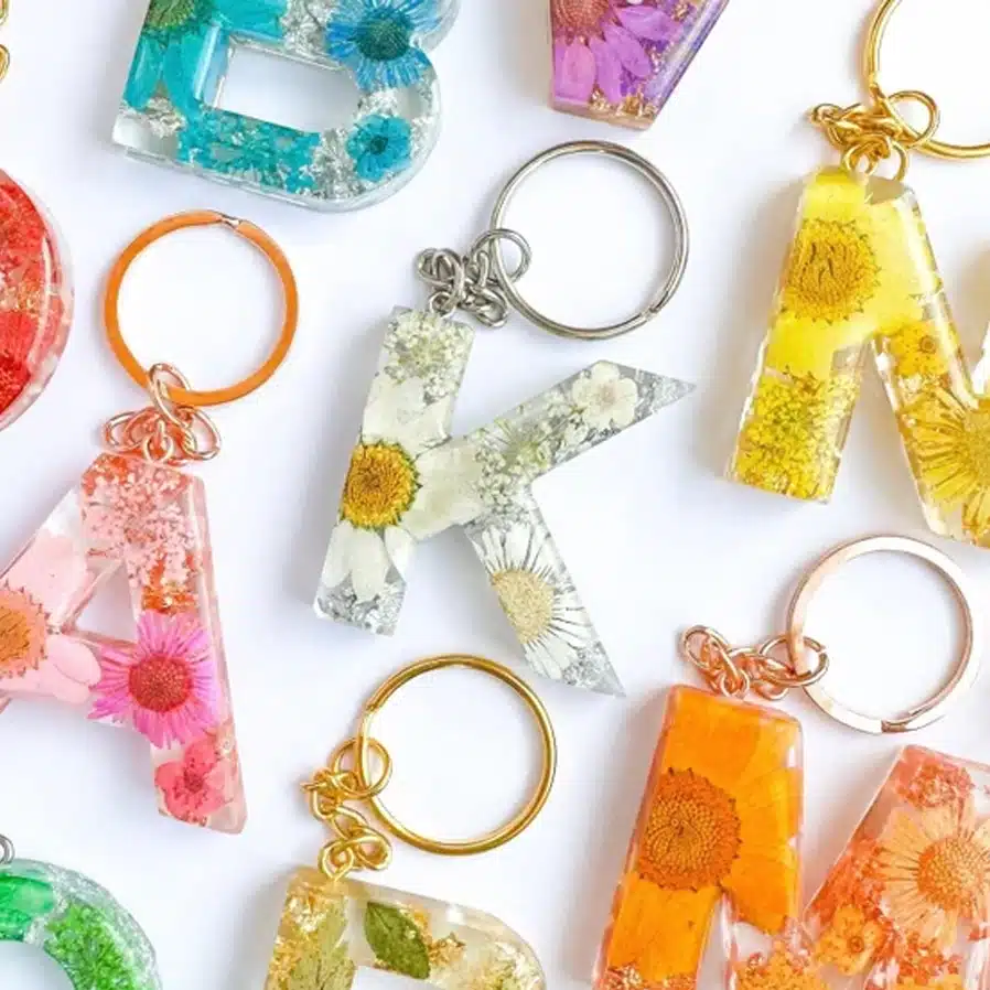 Customize Resin Keychain | Premium Personalized Name & Photo Keychains