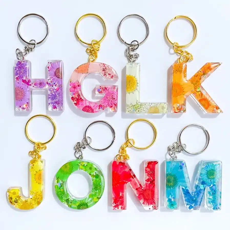 Customize Resin Keychain | Premium Personalized Name & Photo Keychains